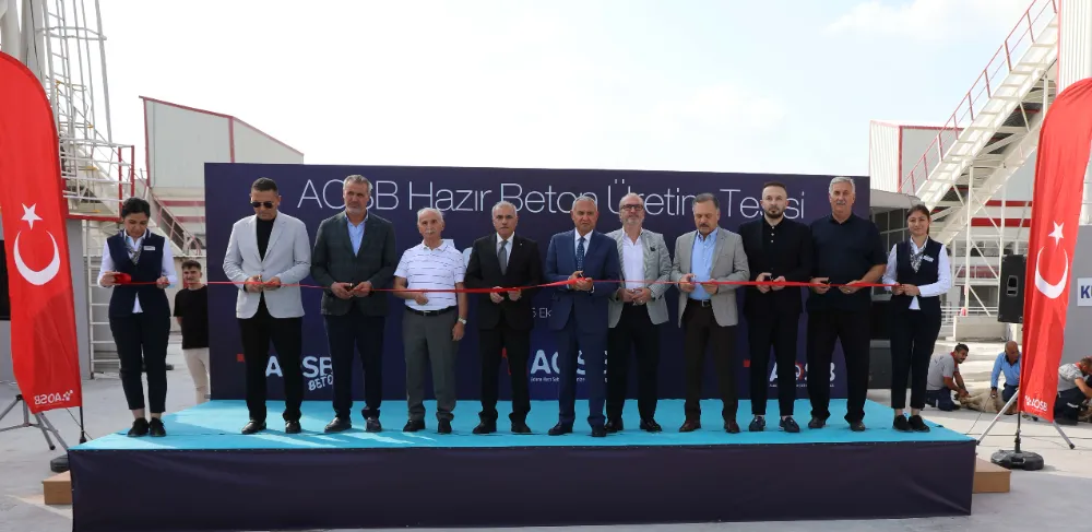 Adana OSB’de İkinci Beton Santrali Hizmete Girdi