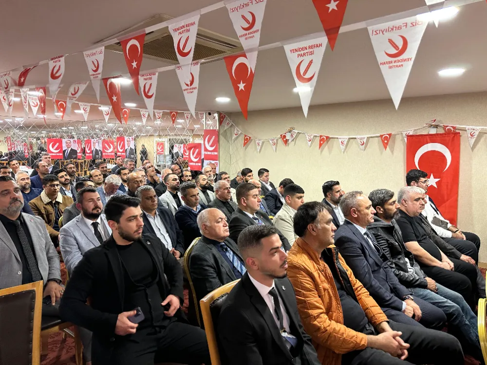 YENİDEN REFAH PARTİSİ İL DİVAN TOPLANTISINDA YENİ ÜYE REKORU KIRILDI