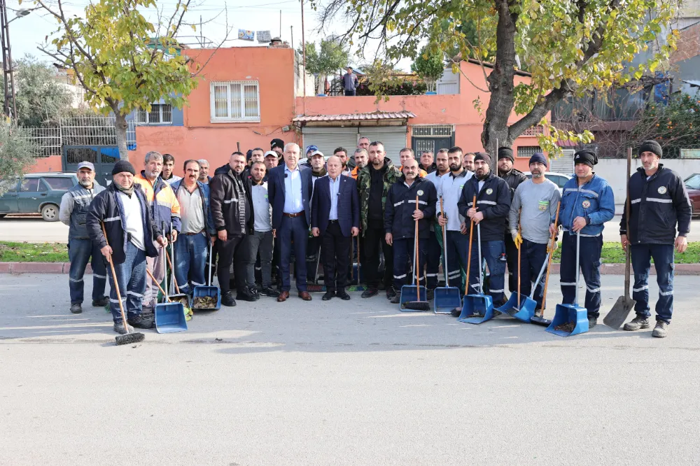 ADANA BÜYÜKŞEHİR İLE YÜREĞİR BELEDİYESİ’NDEN ORTAK TEMİZLİK ÇALIŞMASI