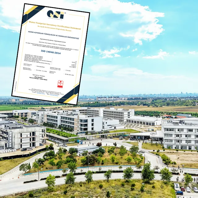 Dünya’nın İlk Su Ayak İzi Belgeli Üniversite: ATÜ