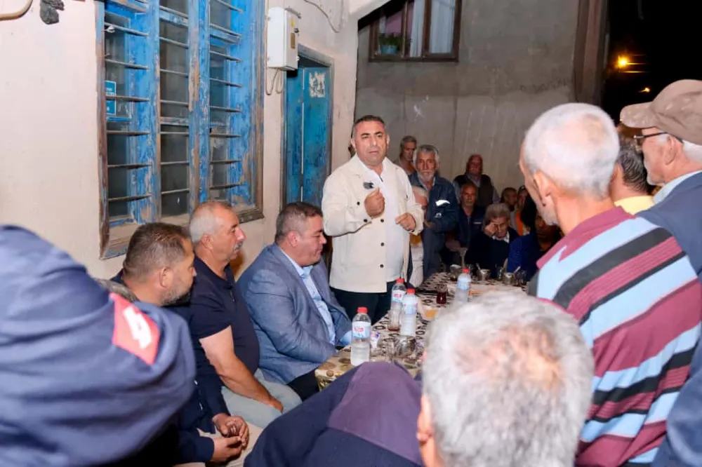 Güngör Geçer, Aladağ ve köylerinde halkla buluştu