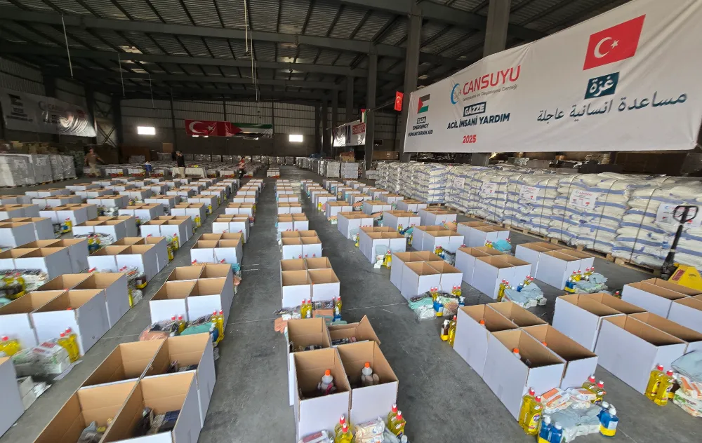 *CANSUYU’NDAN GAZZE’YE 400 TON ACİL İNSANİ YARDIM
