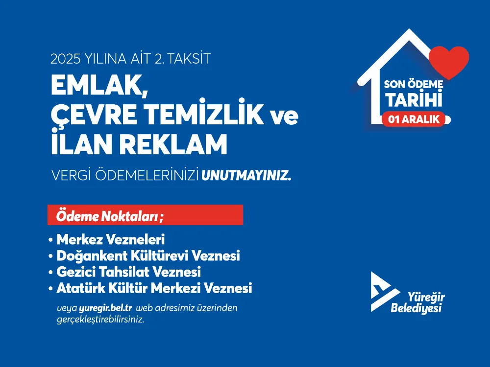 Vergi Ödemelerinizi Unutmayınız