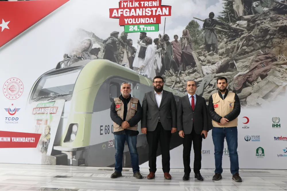 CANSUYU HABERİ- İYİLİK TRENİ” AFGANİSTAN YOLUNDA