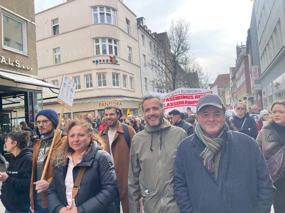 Katliam Münster‘de de protesto edildi!