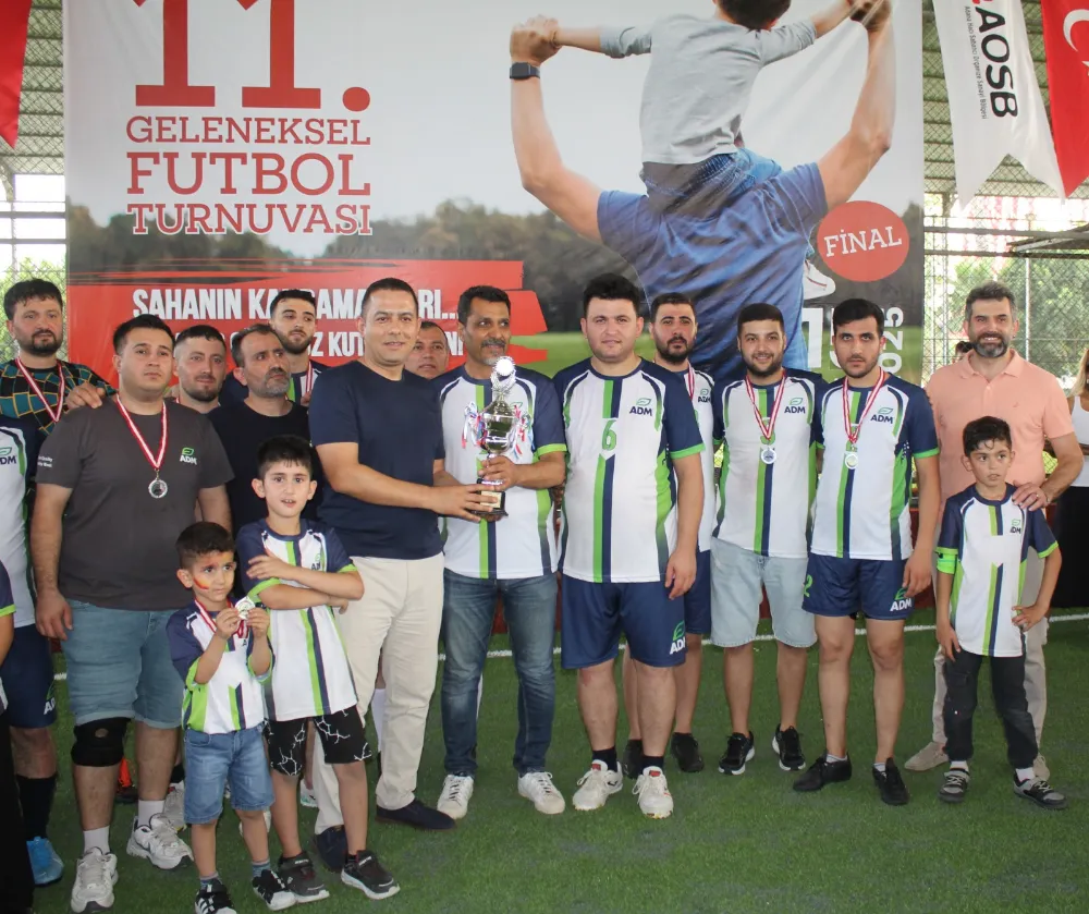 AOSB 11’inci Futbol Turnuvasının Şampiyonu Omnia Nişasta Oldu