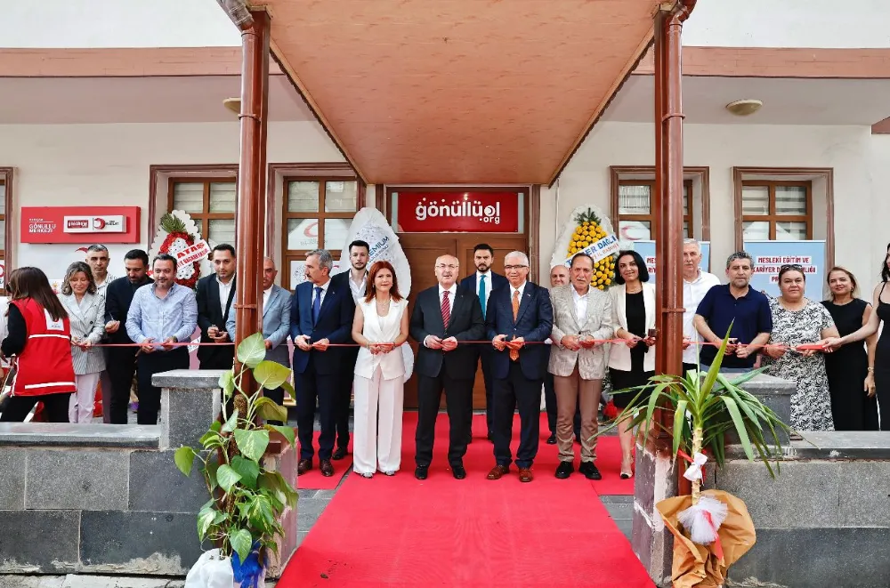 TÜRK KIZILAY SARIÇAM ŞUBESİ AÇILIŞI VALİ KÖŞGER’İN KATILIMIYLA  YAPILDI