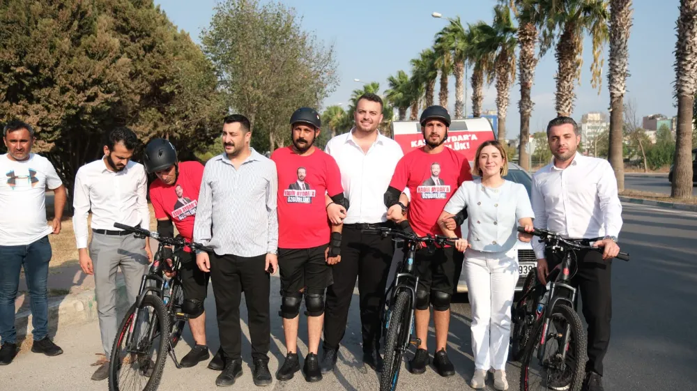Kadir Aydar ve Tutuklu Belediye Başkanları İçin Ceyhan’dan Silivri’ye Özgürlük Pedalları