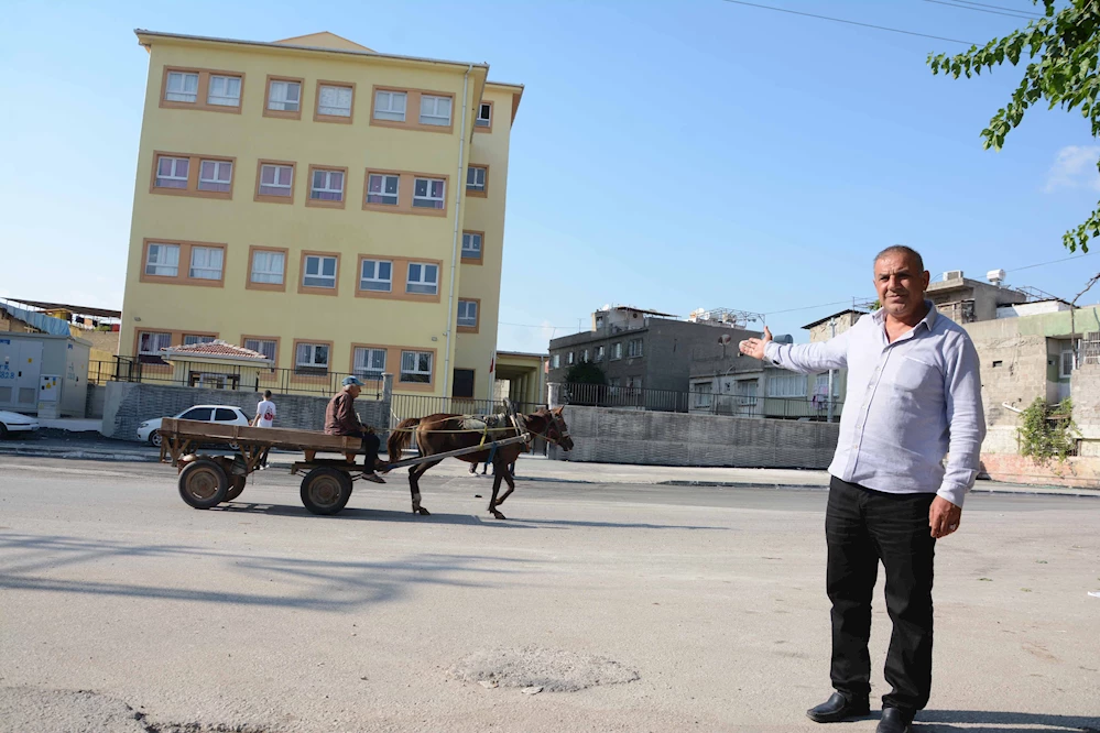 HÜRRİYET İLKOKULU’NDA BAHÇE SIKINTISI
