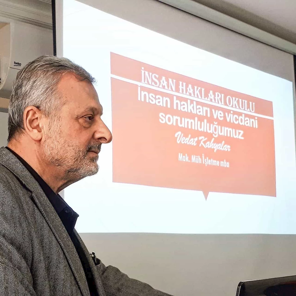 VEDAT KAHYALAR'DAN İNSAN HAKLARI VE VİCDANİ SORUMLULUK EĞİTİMİ